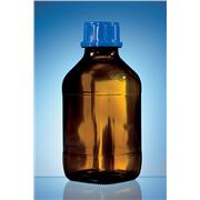 Threaded Amber Bottle