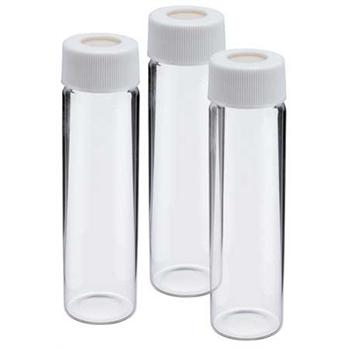 Screw Thread Sample Vials with Attached Closures, Clear
