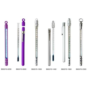 Enviro-Safe® Environmentally Friendly Liquid-In-Glass Pocket Thermometers