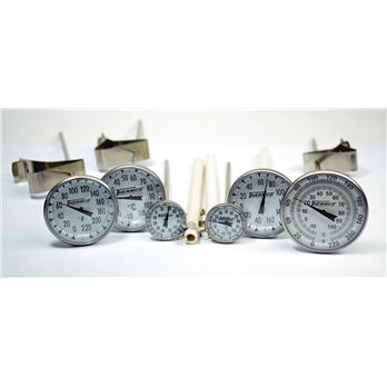 BI-METAL Pocket Dial Thermometers with 5" Stems