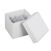 Standard Cardboard Freezer Box w/ Cell Divider and Drain Holes — Knowble  Scientific