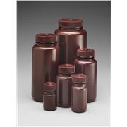 Nalgene Amber Wide Mouth Economy HDPE Bottles