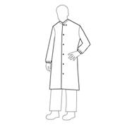 Tyvek® IsoClean® Frocks with Bound Seams and Bound Neck