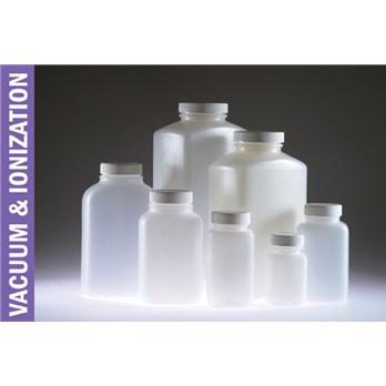 Vacuum & Ionized Natural HDPE Oblongs with White PP SturdeeSeal® PE Foam Caps