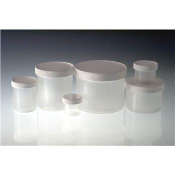Natural Polypropylene Jar with Black Phenolic Pulp/Aluminum Foil Caps