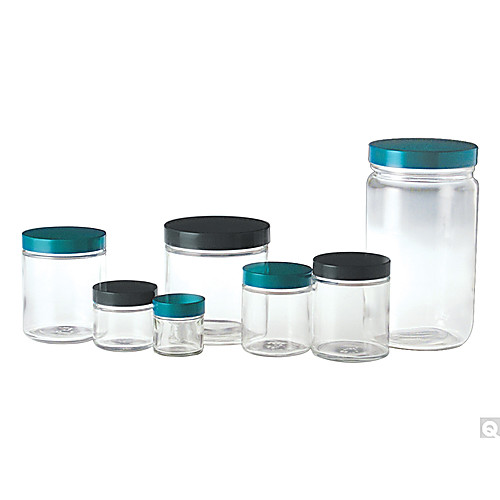 2oz Clear PP Plastic Attached Lid Containers (Clear Attached Cap) - Clear