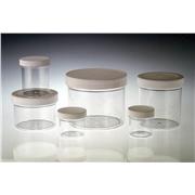 Clear Polystyrene Jar