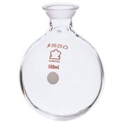 Round Bottom Boiling Flasks, SJ Joint, Heavy Wall, with Plastic Safety Coating