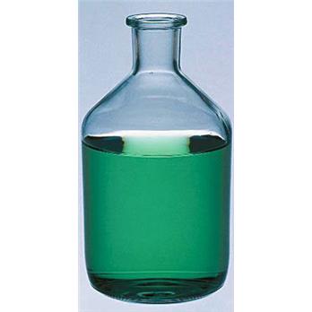 Solution Bottles, Tooled Top, Narrow Mouth for Rubber Stopper, Plastic Safety Coated