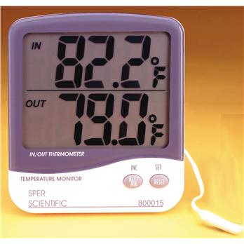 Large Display Indoor/Outdoor Thermometers