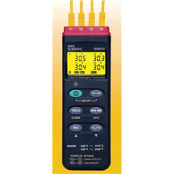 4 Channel Thermometers and Datalogging Thermometers