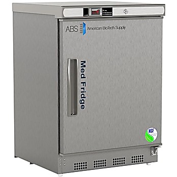 Undercounter Stainless Steel Vaccine Refrigerator NSF Certified 4.6 CF