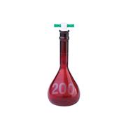 KIMAX® RAY-SORB® Heavy-Duty Wide-Mouth Class A Volumetric Flasks with PTFE Stoppers
