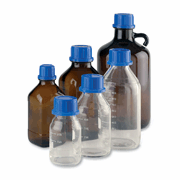 Storage bottle with glass stopper, Capacity 1000 ml, Colorless