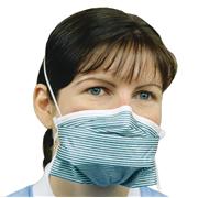 (695) PFL N95 Particulate Respirator, Teal Stripe, Double Headband