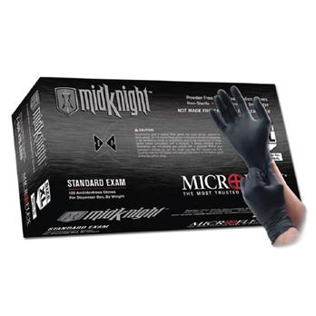 MidKnight™ Black Nitrile Gloves