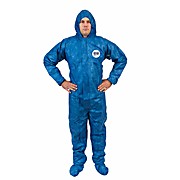 ViroGuard® Blue Coverall with Hood & Boot