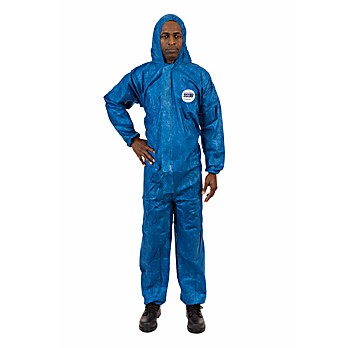 ViroGuard® Blue Coverall with Hood