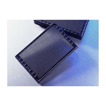 1536 Well Black With Clear Flat Bottom Polystyrene Not Treated Microplate