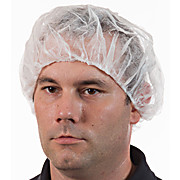 White Bouffant Cap