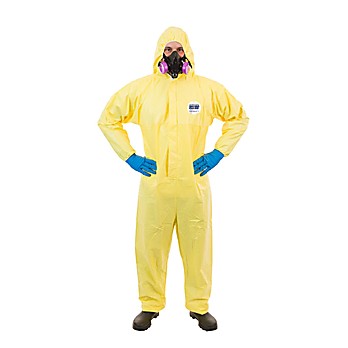 ChemSplash® 1 Chemical Splash Coverall with Attached Hood
