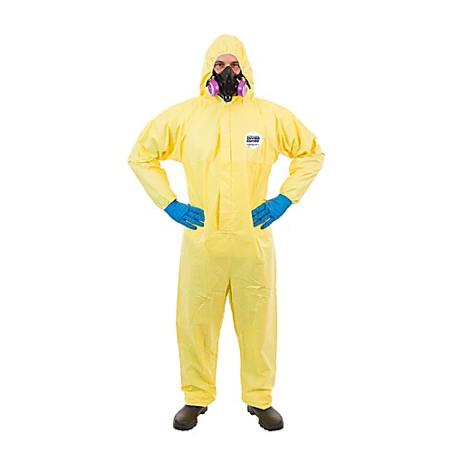 ChemSplash® 1 Chemical Splash Coverall with Attached Hood