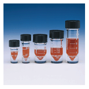Nextgen™ V Vials®, Glass with Solid Top Black Phenolic Caps