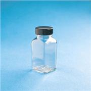 Clear Glass Square Tablet Bottles