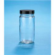 Clear Glass Straight-Sided Jars, Tall