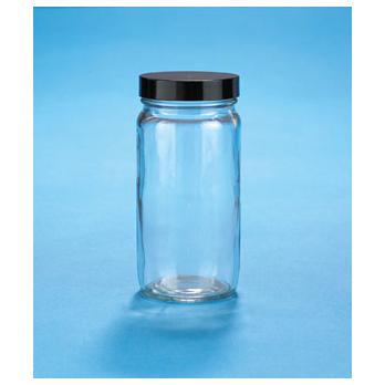 Clear Glass Straight-Sided Jars, Tall