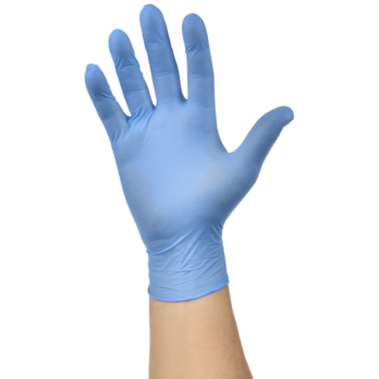 HyCare Blue Nitrile Examination Gloves