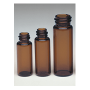 JIUWU 20ml (0.6 oz) Clear Glass Vials Liquid Sample Glass Bottles Screwcap Lab Capacity Container Pack of 20