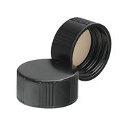 Black Phenolic Cap With Rubber Liner