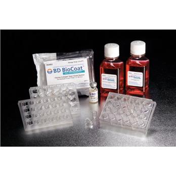Corning® BioCoat™ Fibrillar Collagen I 24-Multiwell Insert Systems, PET Membrane, with feeder tray and lid
