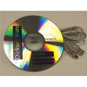 Dicksonware Software  & USB Download Cable Version 10