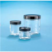 Clear Glass Straight-Sided Jars