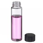 E-C Vials w / Rubber Lined Caps, Clear, 12 ml