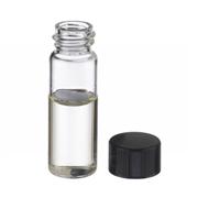 E-C Vials w / Rubber Lined Caps, Clear, 4 ml