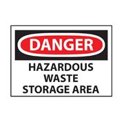 OSHA Hazardous Waste Storage Danger Sign