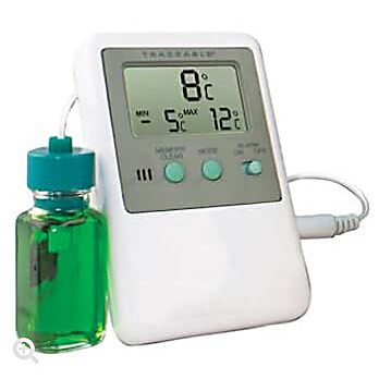 Traceable Fridge/Freezer Digital Thermometer with Calibration