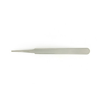Vomm Precision Tweezers 1-SA, Straight, Very Fine Tips, 4.7 inch, Stainless  Steel
