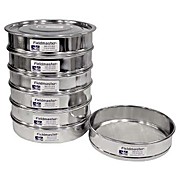 Wildco 78-700 Soil Sampling Sieve Set, Stainless Steel, 2" Height