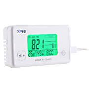 Indoor Air Quality Monitor with Color Coded Display