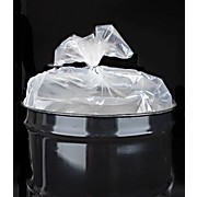 55 Gallon Flexible Liner, Straight Bottom, Fold Back, 6 mil