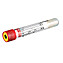 VACUETTE® TUBE 7 ml CAT Serum Separator Clot Activator 16x100 red cap-yellow ring, non-ridged, double gel, USA