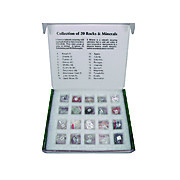 United Scientific™ Collection of 20 Rocks & Minerals