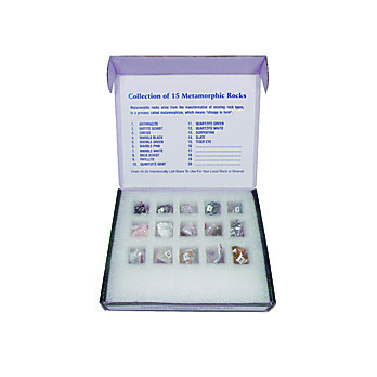 United Scientific™ Metamorphic rock set 15