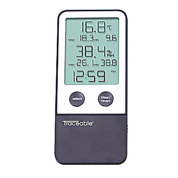 Thermohygrometer with Clock