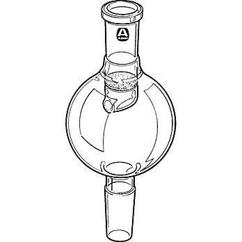 Aldrich® anticlimb splash-guard adapter with fritted disc