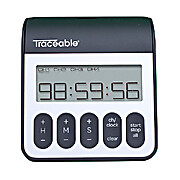 Traceable WD-94461-01 Giant-Digit Countdown Digital Timer, 1 Channel Timer,  1 Second Resolution, 100 Minutes Max Time, NIST-Traceable Calibration